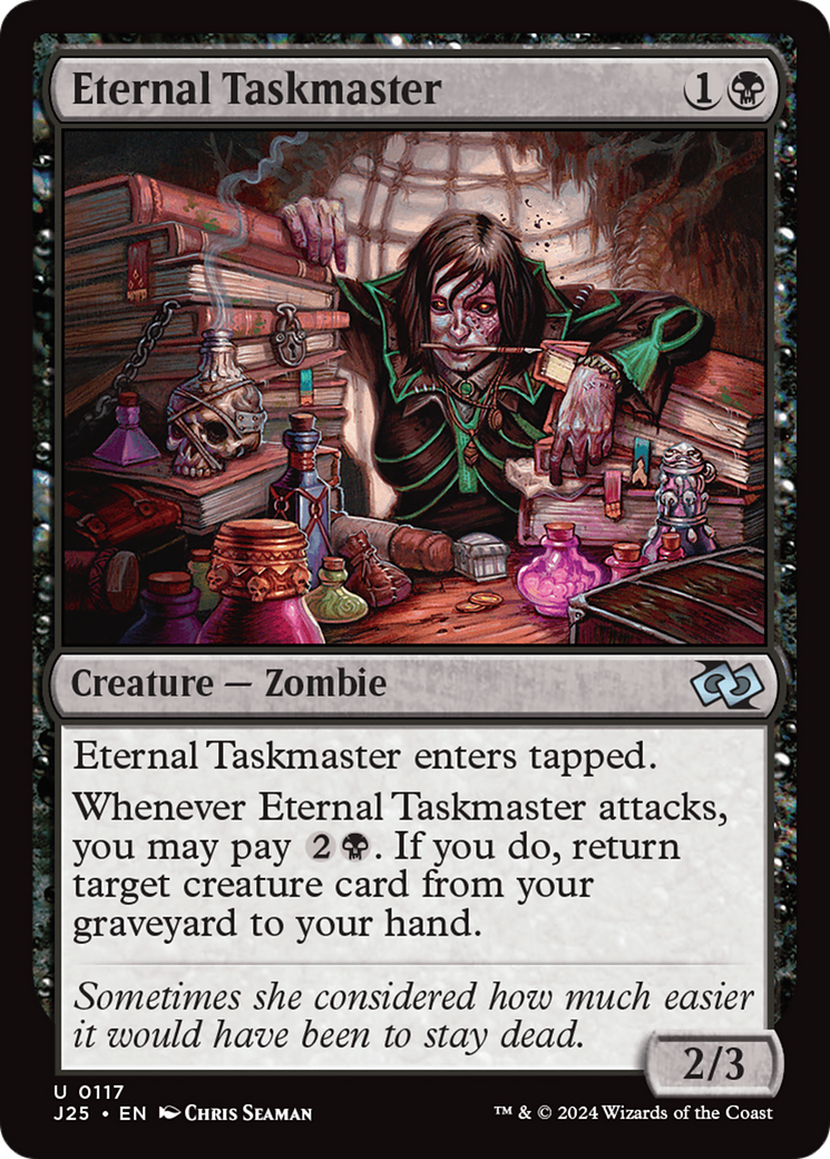 Eternal Taskmaster [Foundations Jumpstart] | Dumpster Cat Games