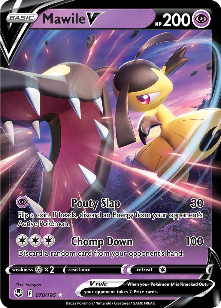 Mawile V (070/195) [Sword & Shield: Silver Tempest] | Dumpster Cat Games