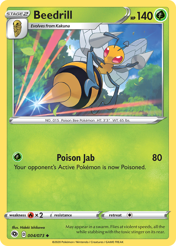 Beedrill (004/073) [Sword & Shield: Champion's Path] | Dumpster Cat Games