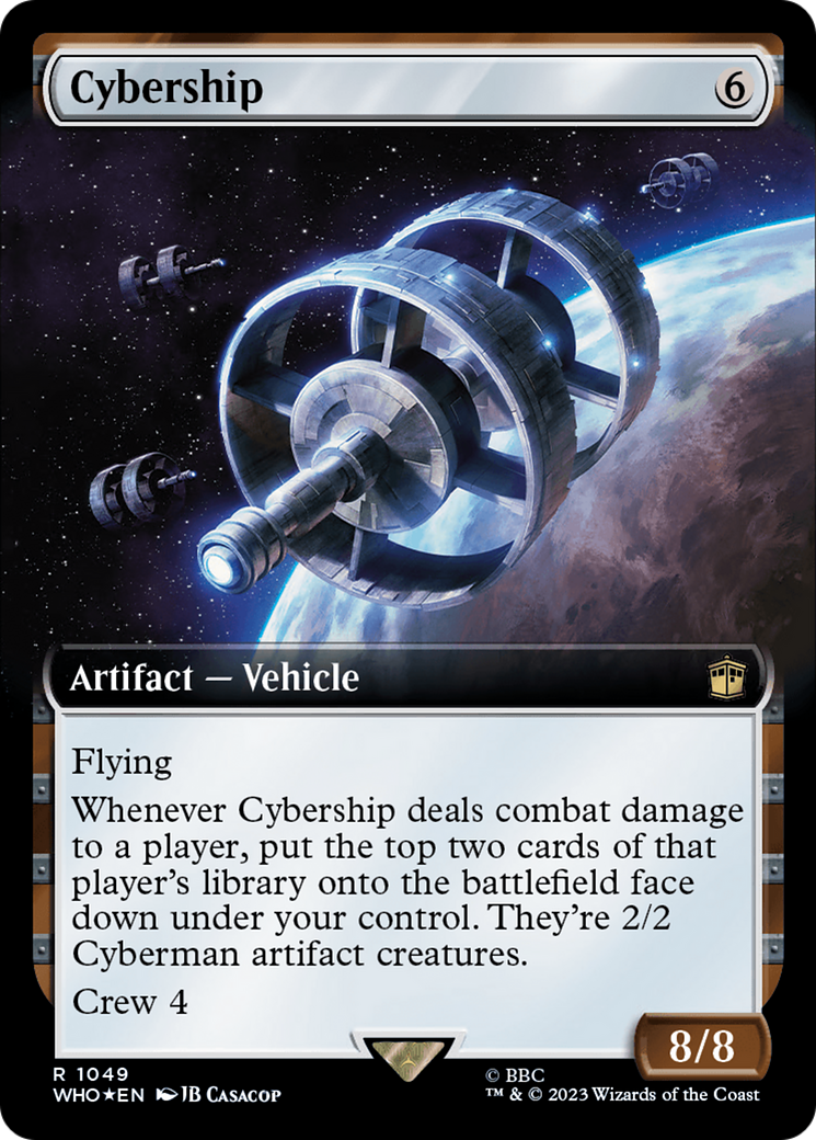 Cybership (Extended Art) (Surge Foil) [Doctor Who] | Dumpster Cat Games