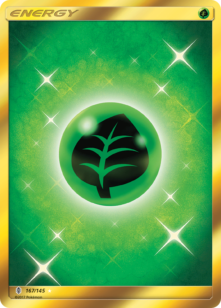 Grass Energy (167/145) [Sun & Moon: Guardians Rising] | Dumpster Cat Games