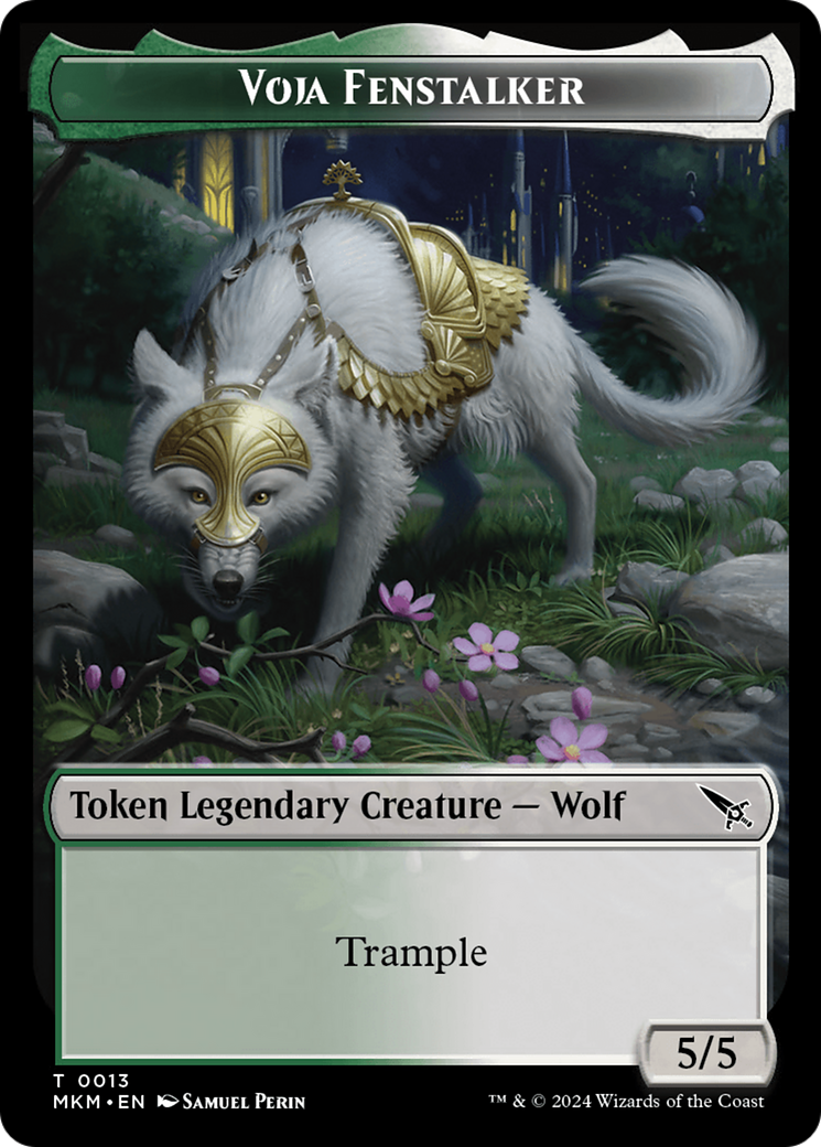 Voja Fenstalker Token [Murders at Karlov Manor Tokens] | Dumpster Cat Games