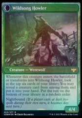 Howlpack Piper // Wildsong Howler [Innistrad: Crimson Vow Prerelease Promos] | Dumpster Cat Games