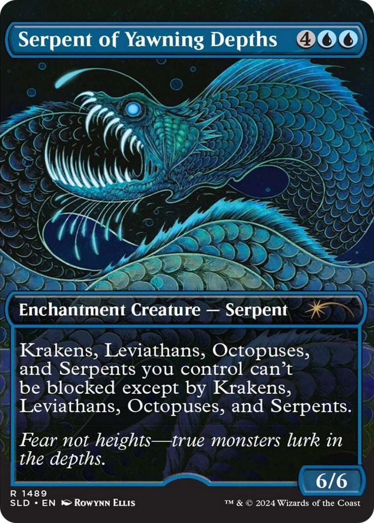 Serpent of Yawning Depths [Secret Lair Drop Series] | Dumpster Cat Games