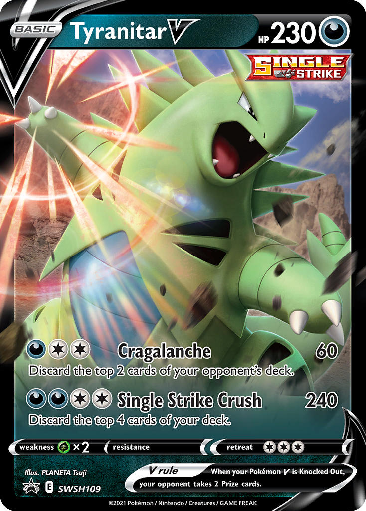 Tyranitar V (SWSH109) [Sword & Shield: Black Star Promos] | Dumpster Cat Games