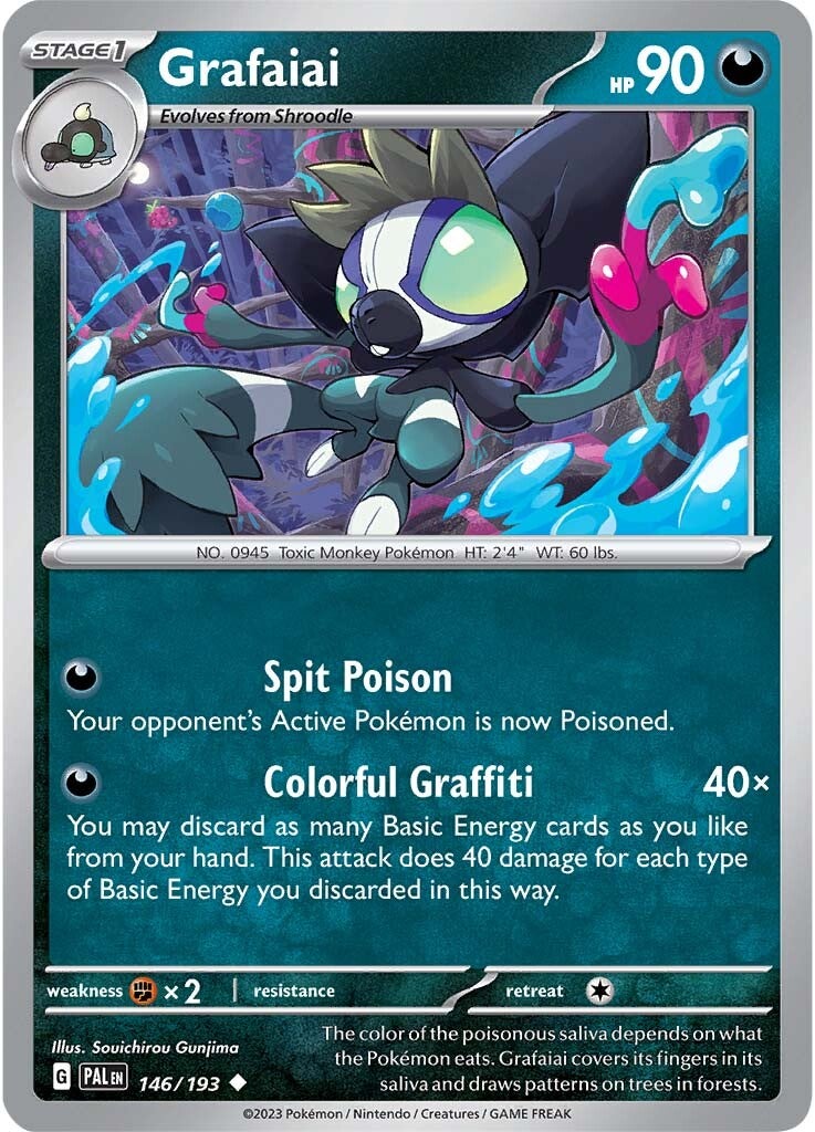 Grafaiai (146/193) [Scarlet & Violet: Paldea Evolved] | Dumpster Cat Games