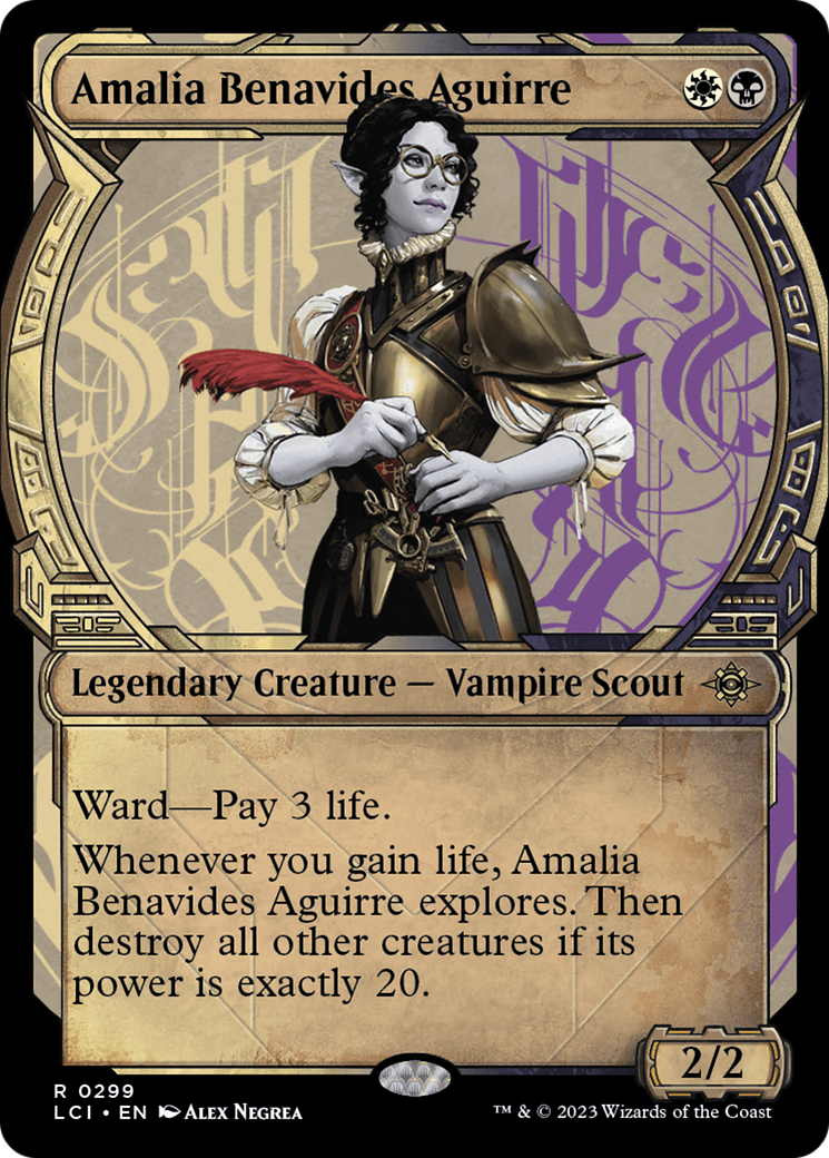 Amalia Benavides Aguirre (Showcase) [The Lost Caverns of Ixalan] | Dumpster Cat Games