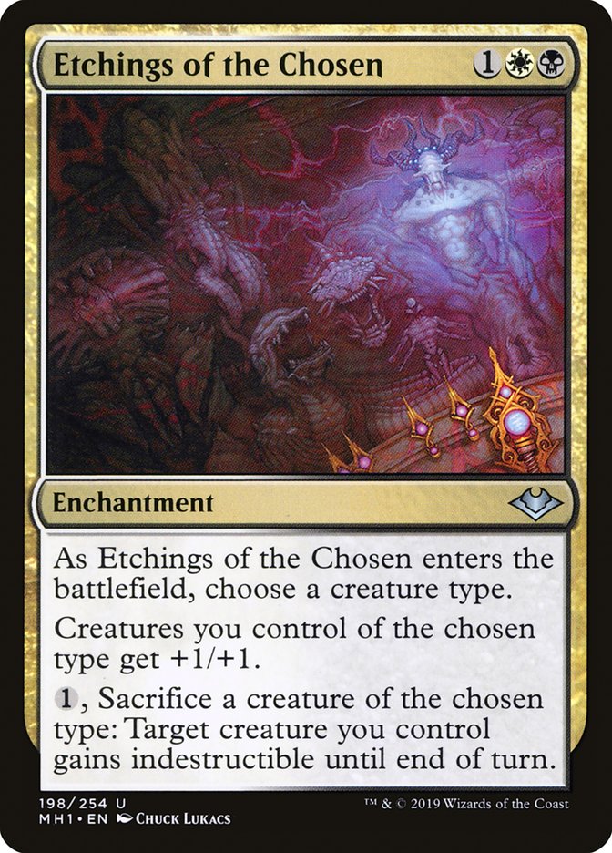 Etchings of the Chosen [Modern Horizons] | Dumpster Cat Games