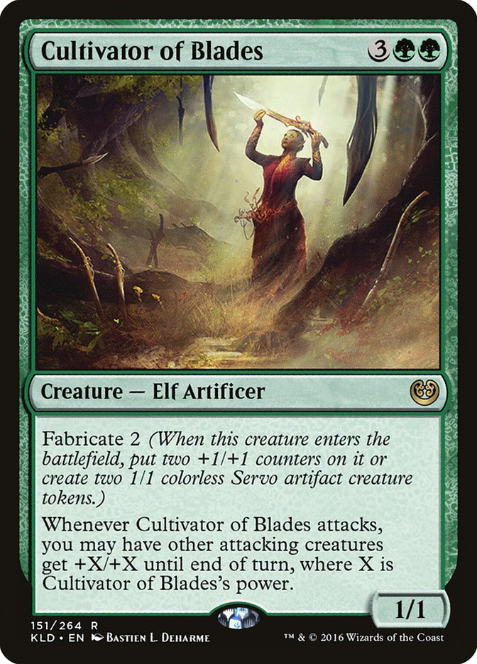 Cultivator of Blades [Kaladesh] | Dumpster Cat Games