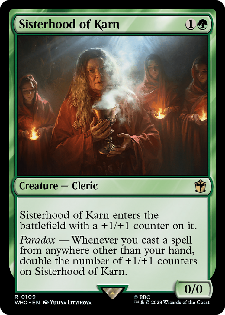 Sisterhood of Karn [Doctor Who] | Dumpster Cat Games