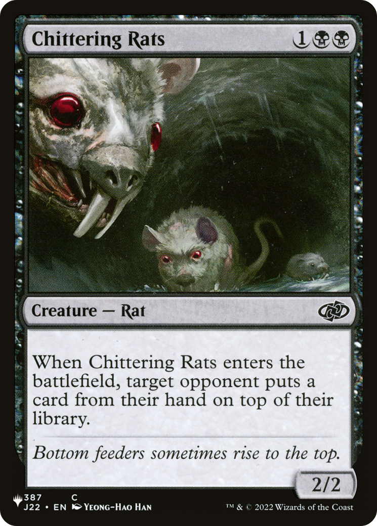 Chittering Rats [The List Reprints] | Dumpster Cat Games