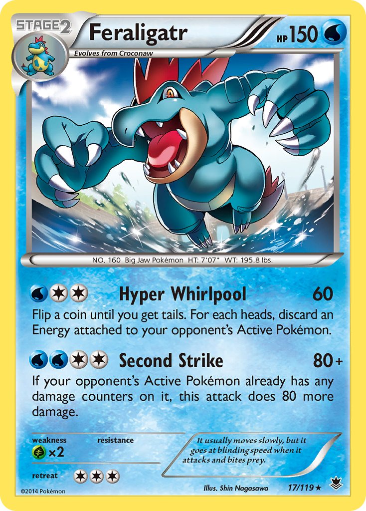 Feraligatr (17/119) [Alternate Art Promos] | Dumpster Cat Games