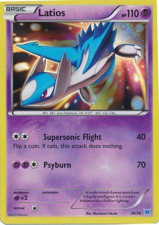 Latios (30/30) [XY: Trainer Kit 2 - Latios] | Dumpster Cat Games