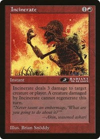 Incinerate (Oversized) [Oversize Cards] | Dumpster Cat Games