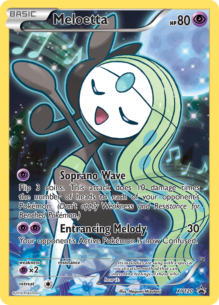 Meloetta (XY120) [XY: Black Star Promos] | Dumpster Cat Games