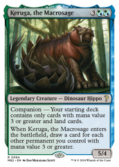 Keruga, the Macrosage (White Border) [Mystery Booster 2] | Dumpster Cat Games