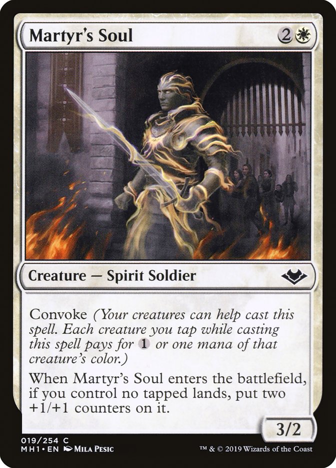 Martyr's Soul [Modern Horizons] | Dumpster Cat Games