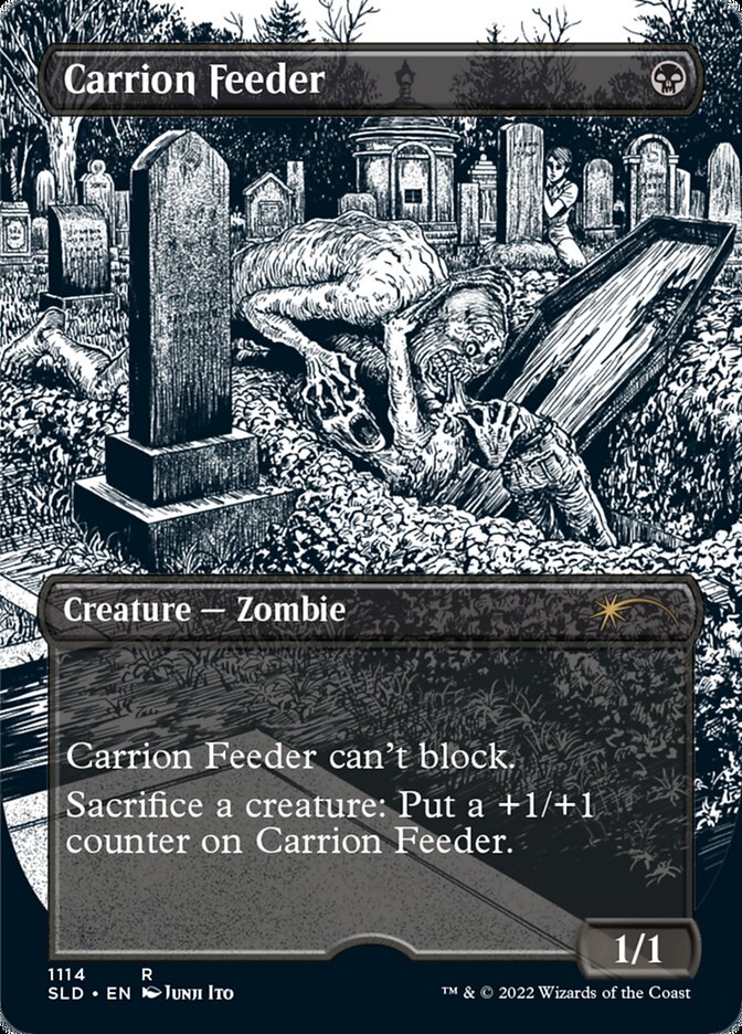 Carrion Feeder (Borderless Etched Foil) [Secret Lair Drop Series] | Dumpster Cat Games