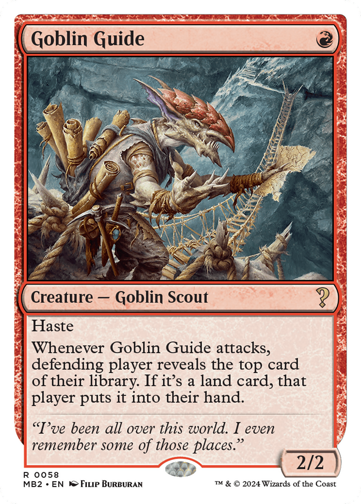 Goblin Guide [Mystery Booster 2] | Dumpster Cat Games