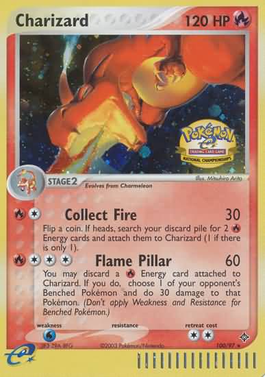 Charizard (100/97) (National Championship 2004) [League & Championship Cards] | Dumpster Cat Games