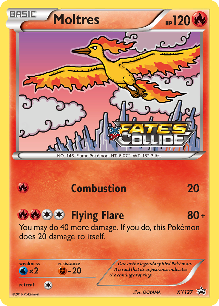 Moltres (XY127) [XY: Black Star Promos] | Dumpster Cat Games