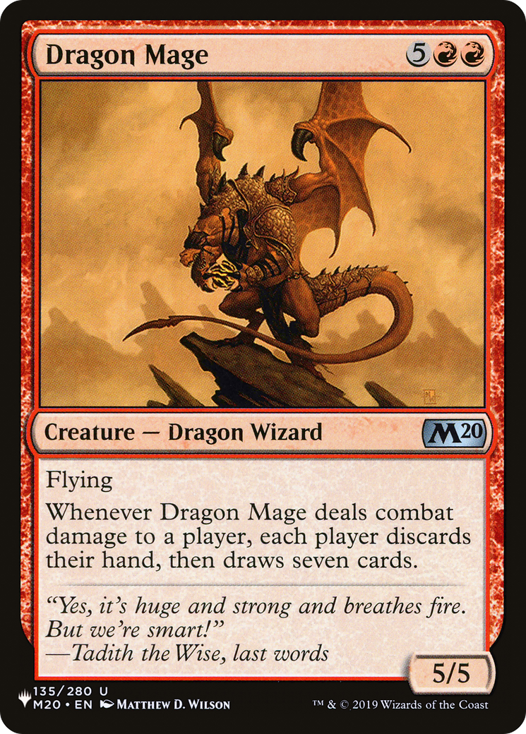 Dragon Mage [The List Reprints] | Dumpster Cat Games