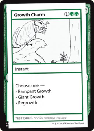 Growth Charm (2021 Edition) [Mystery Booster Playtest Cards] | Dumpster Cat Games