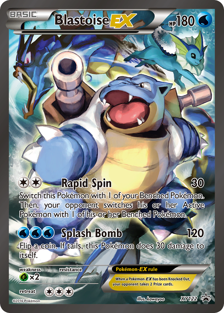 Blastoise EX (XY122) [XY: Black Star Promos] | Dumpster Cat Games