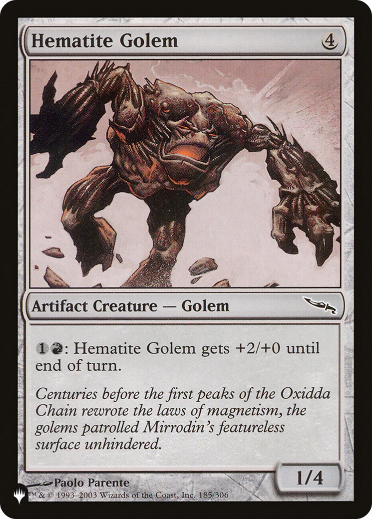 Hematite Golem [The List] | Dumpster Cat Games