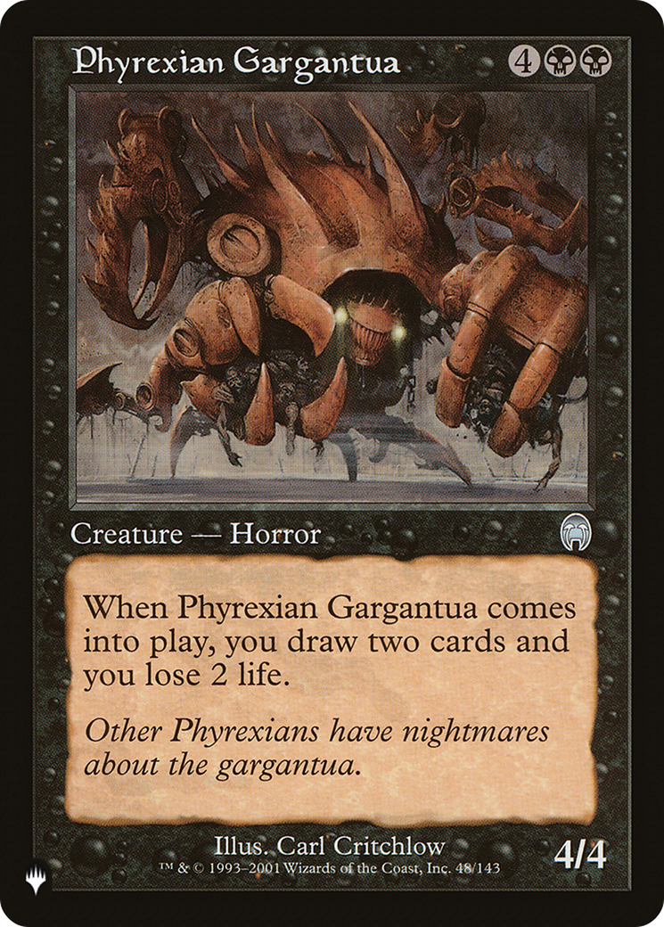 Phyrexian Gargantua [The List] | Dumpster Cat Games