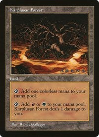 Karplusan Forest (Oversized) [Oversize Cards] | Dumpster Cat Games