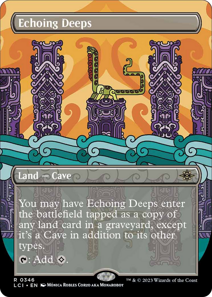 Echoing Deeps (Borderless) [The Lost Caverns of Ixalan] | Dumpster Cat Games