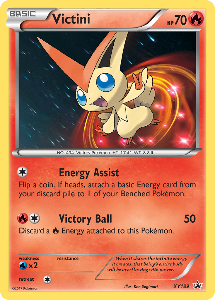 Victini (XY189) [XY: Black Star Promos] | Dumpster Cat Games