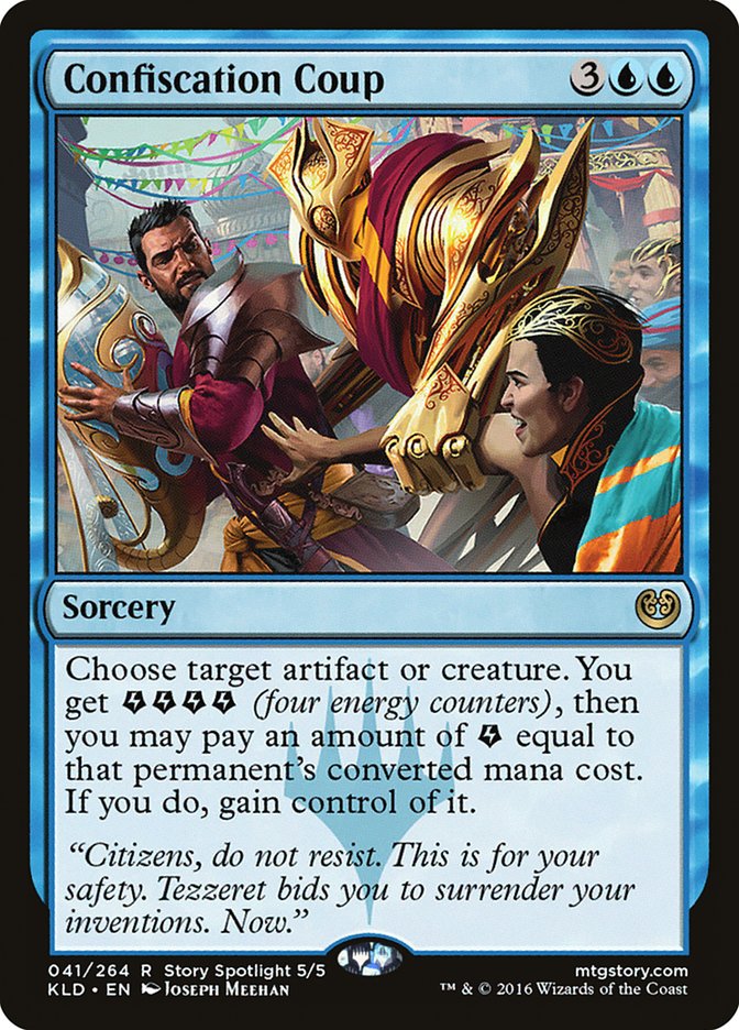 Confiscation Coup [Kaladesh] | Dumpster Cat Games