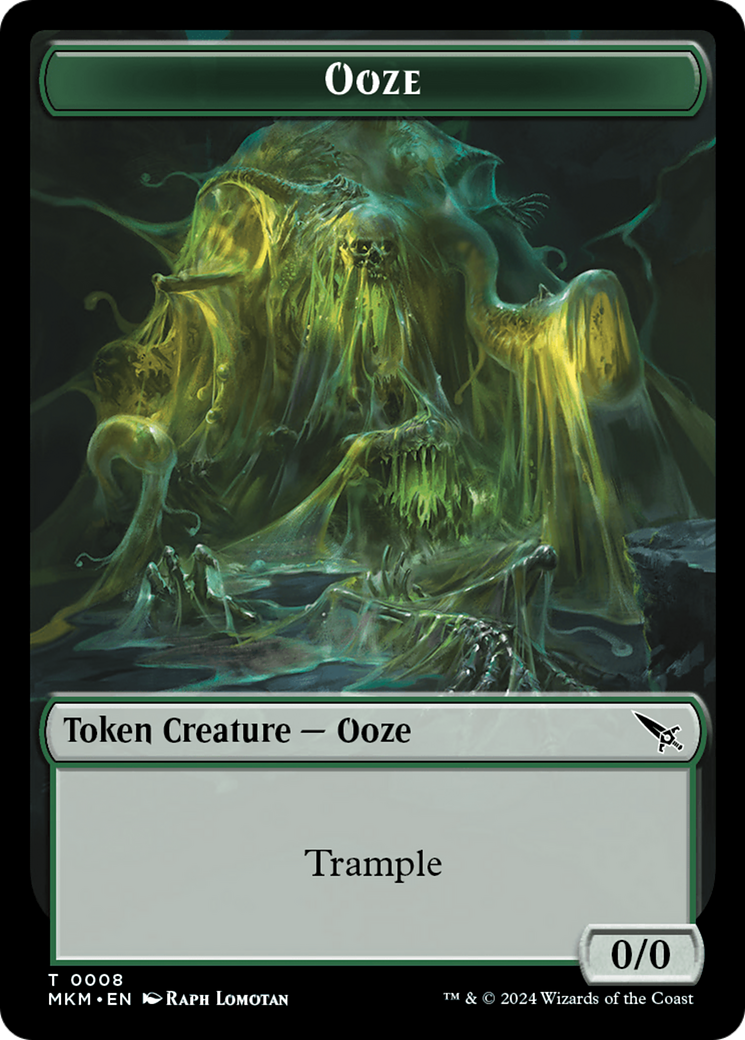 Ooze Token [Murders at Karlov Manor Tokens] | Dumpster Cat Games