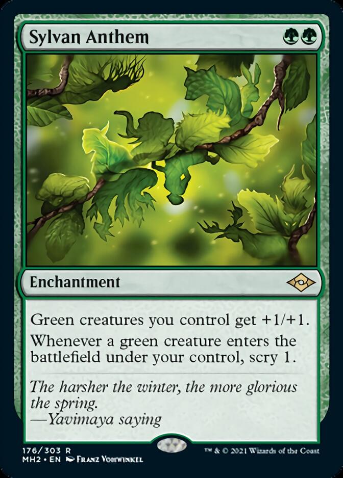 Sylvan Anthem [Modern Horizons 2] | Dumpster Cat Games