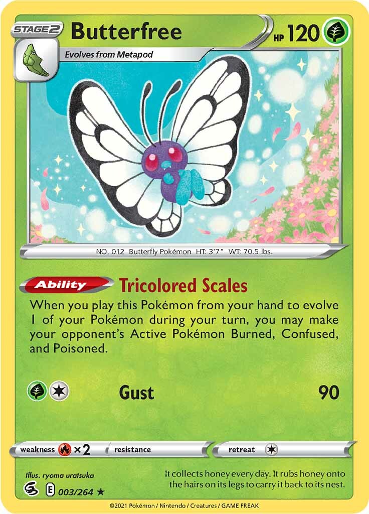 Butterfree (003/264) [Sword & Shield: Fusion Strike] | Dumpster Cat Games