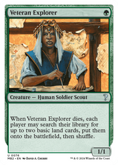 Veteran Explorer (White Border) [Mystery Booster 2] | Dumpster Cat Games