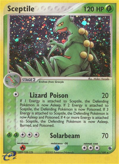 Sceptile (11/109) [EX: Ruby & Sapphire] | Dumpster Cat Games