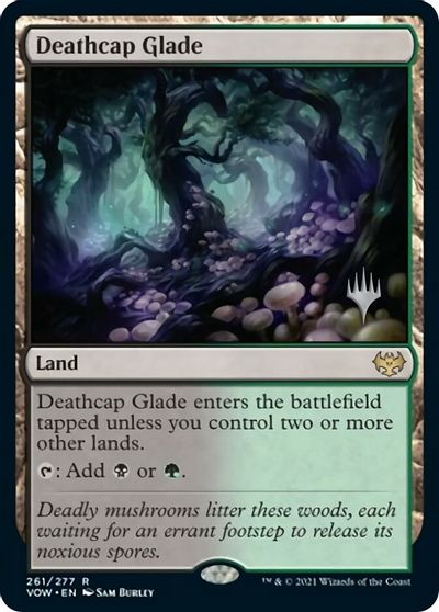 Deathcap Glade (Promo Pack) [Innistrad: Crimson Vow Promos] | Dumpster Cat Games