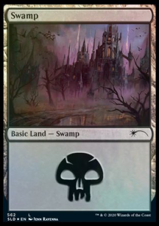 Swamp (Vampires) (562) [Secret Lair Drop Promos] | Dumpster Cat Games