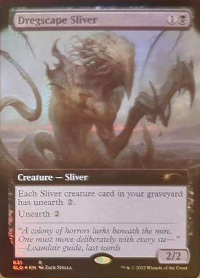 Dregscape Sliver (Extended Art) [Secret Lair Drop Promos] | Dumpster Cat Games