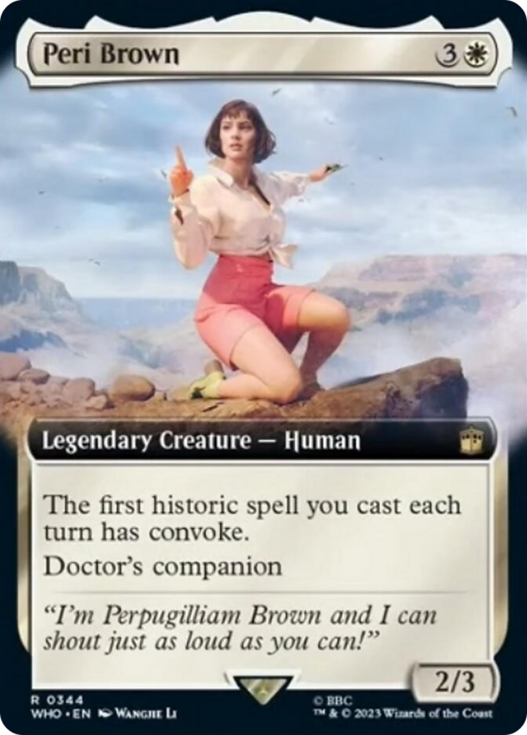 Peri Brown (Extended Art) [Doctor Who] | Dumpster Cat Games