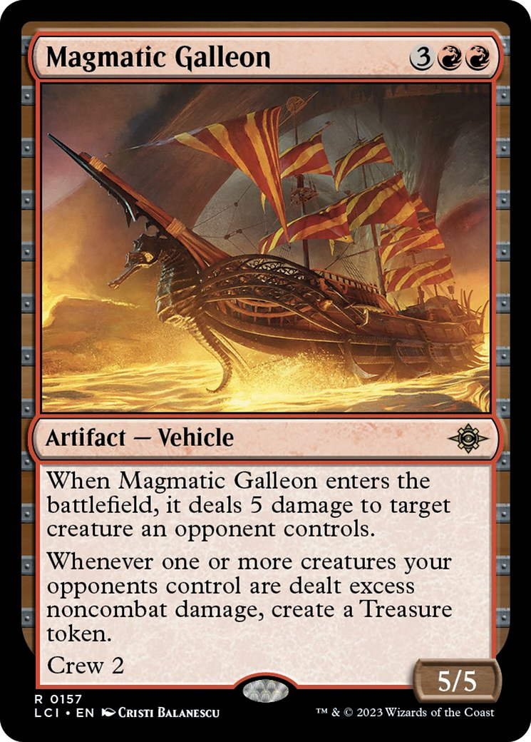 Magmatic Galleon [The Lost Caverns of Ixalan] | Dumpster Cat Games