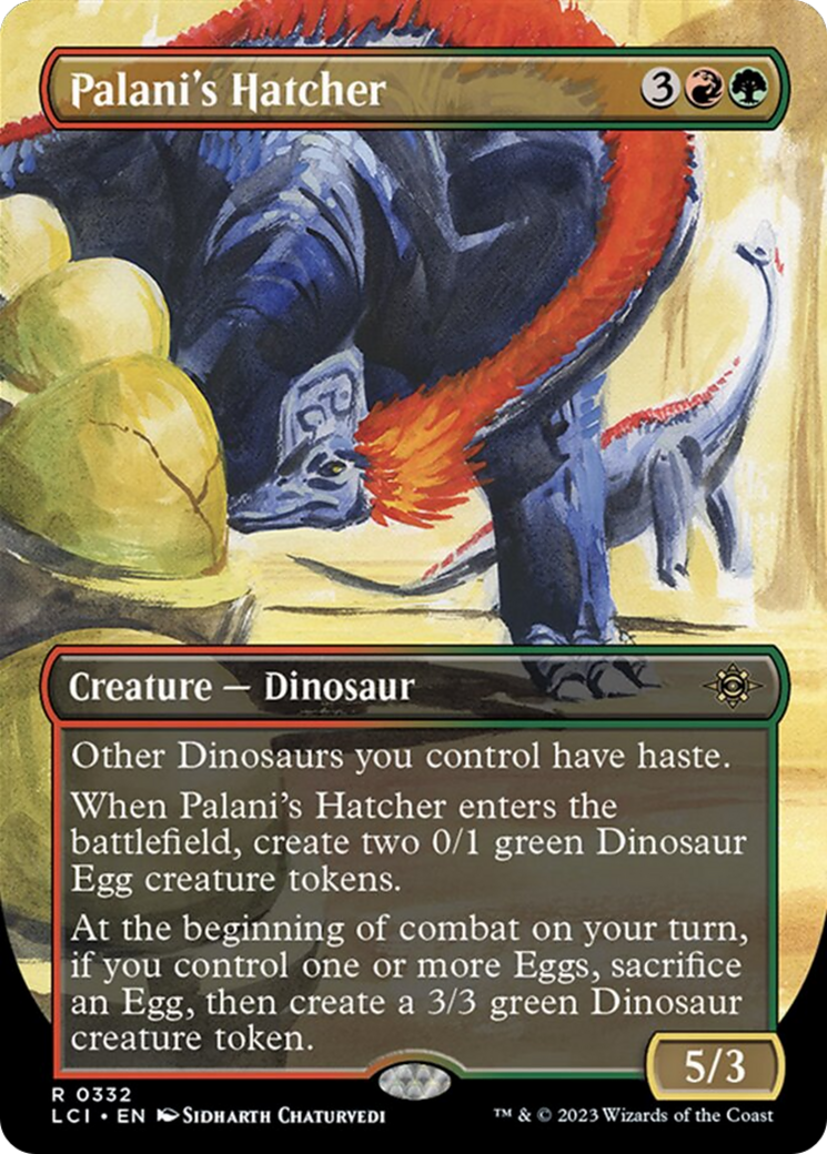 Palani's Hatcher (Borderless) [The Lost Caverns of Ixalan] | Dumpster Cat Games