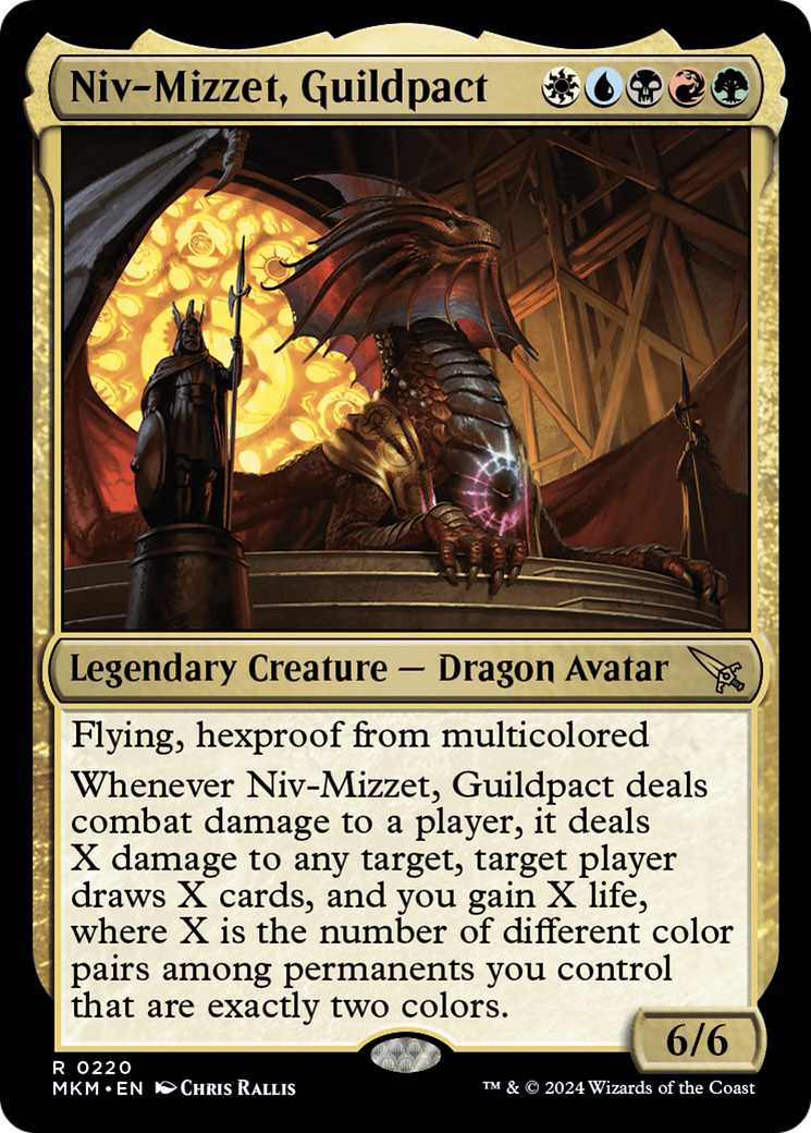 Niv-Mizzet, Guildpact [Murders at Karlov Manor] | Dumpster Cat Games