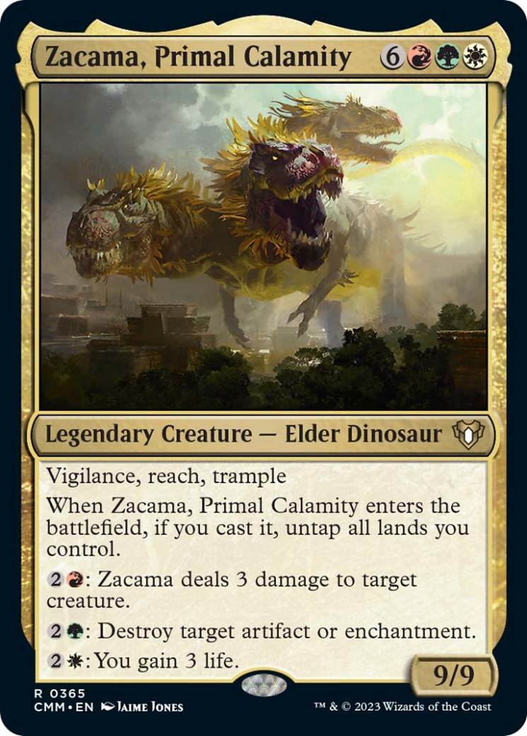 Zacama, Primal Calamity [Commander Masters] | Dumpster Cat Games