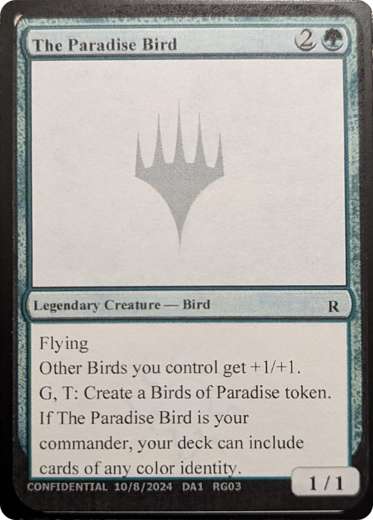 The Paradise Bird [Mystery Booster 2 Playtest Cards] | Dumpster Cat Games