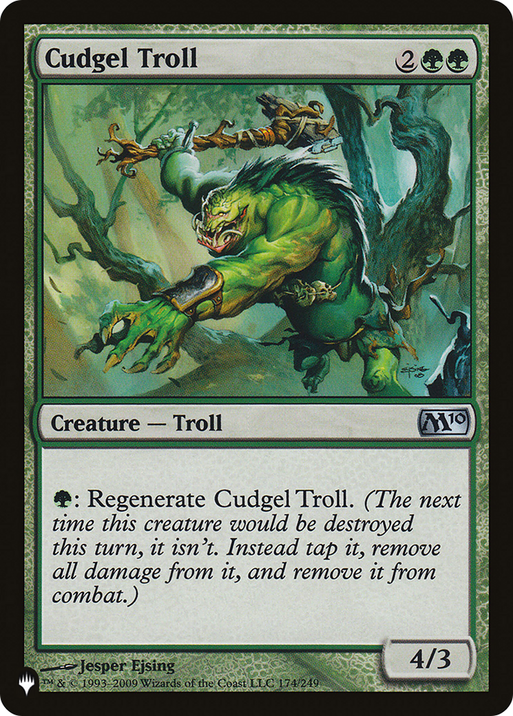 Cudgel Troll [The List Reprints] | Dumpster Cat Games