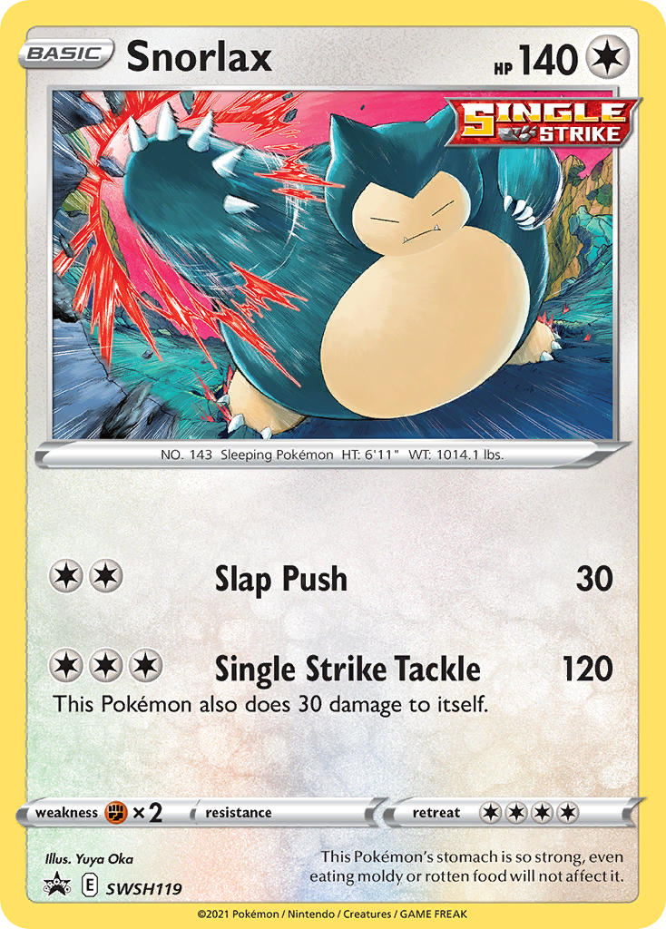 Snorlax (SWSH119) [Sword & Shield: Black Star Promos] | Dumpster Cat Games